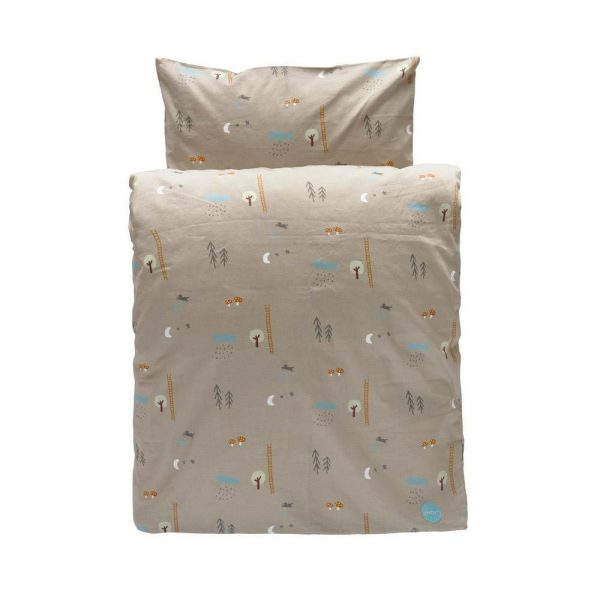 Happy Forest Bedding - Junior - Light Brown Supply