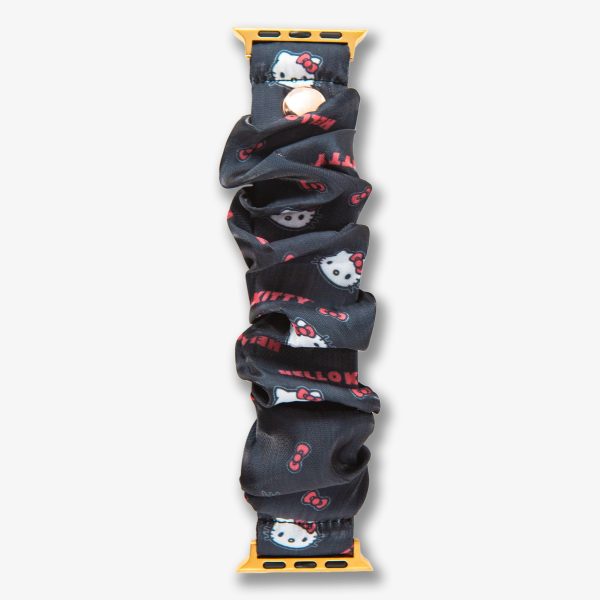 Classic Hello Kitty® Black Scrunchie Apple Watch® Band For Discount - Image 4